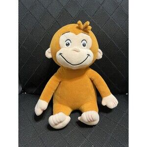 Curious George Plush Toy Multi Color Soft Monkey Stuffed Animal for Kids Ages 2+